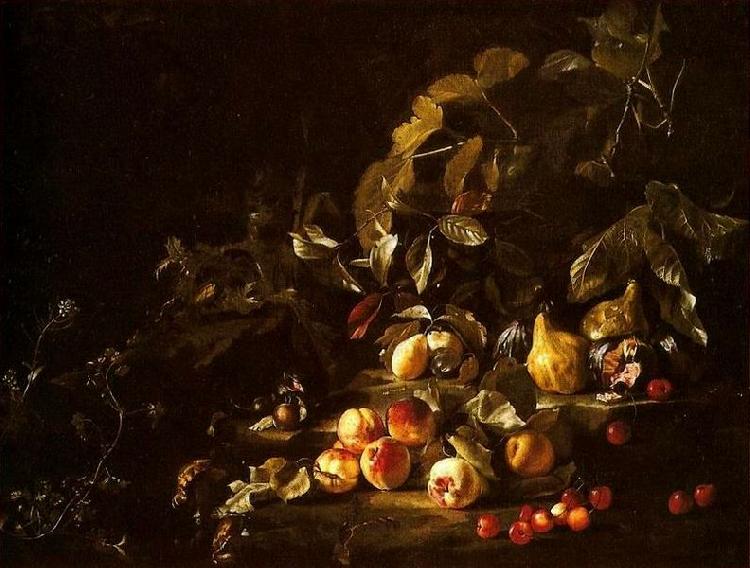 Abraham Brueghel Still life with fruit Sweden oil painting art